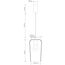 Donolux S111058.1Smoky Подвес, D150xH270 мм, 1хЕ27 40Вт, дымчатый, изображение 3