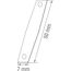 Donolux I connector DLSM B I-образный соединитель для шинопровода Slim Line Mini, L50xW7 мм, алюминий, изображение 2