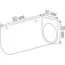 Donolux Surface mount 80HB Горизонтальное накладное крепление LIGHT WAVE, L80xW30xH35 мм, металл, черный, крепление в комплекте, изображение 2