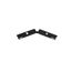 Donolux Сonnector 90 DLSM B Токопроводящий соединитель для шинопроводов Slim Line Mini, DC 24В, L108xW4,8xH10,5 мм, длина провода 10 мм, черный