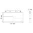 Donolux DL20603WW6W Led светильник Slim Line, Line, DC 48В 6Вт, L147xW11xH82 мм, 350Лм, 90°, 3000К, недиммируемый, IP20, Ra>90, белый, изображение 3