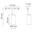 Donolux DL20604WW5B Led светильник Slim Line,  Alpha, DC 48В 5Вт, D35xL80 мм, 360Лм, 36°, 3000К, недиммируемый, IP20, Ra>90, черный, изображение 5