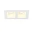 Donolux DL270SQ2W Светильник встраиваемый гипсовый, белый, 2xGU10, изображение 4