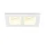 Donolux DL270SQ2W Светильник встраиваемый гипсовый, белый, 2xGU10, изображение 2
