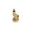 Donolux Inner Connector DL20651 Brass Токопроводящий угловой соединитель (со стены на потолок) для светильника DL20651, DC24В, D36xL53,5xH40,5 мм, латунь, изображение 3