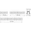 Donolux DL18519M141A20.30.383CH 151 Donolux Led светильник встраиваемый, 20W, 383х74,8мм, H39,8мм, 1800Lm, 30х75°, 3000К, Ra80, IP20, UGR16, к, изображение 3
