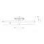 Donolux DL20302WW16B Светильник для SPACE-Track system 16Вт, D25xL600xH80 мм, 1280Лм, 120°, 3000К, диммируемый 0-10В, Ra >90, черный, изображение 4