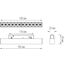 Donolux DL20291WW12W Светодиодный светильник EYE для SPACE Track system 12Вт, L195мм, 767Лм, 30°, 3000К, диммируемый 0-10В, Ra >90, белый, изображение 3