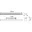 Donolux DL20293NW16B Светодиодный светильник LINE для SPACE Track system 16Вт, L388мм, 640Лм, 120°, 4000К, диммируемый 0-10В, Ra >90, черный, изображение 4