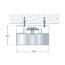 Donolux N1571-Chrome Накладной светодиодный светильник, 5Вт, изображение 4