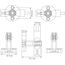Donolux L Connector DL20651 W 15-180 Токопроводящий угловой соединитель (поворотный, 15-180°) для светильника DL20651, DC24В, D36xL53,5xH40,5 мм, белый, изображение 2