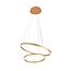 Kink Light 08219,33(3000K) Подвес Тор матовое золото d60+40 h200 Led 60W (3000K) диммируемый с пультом ДУ