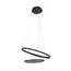 Kink Light 08219,19A(4000K) Подвес диммируемый Тор черный d60+40 h150 Led 60W (4000K) с пультом ДУ