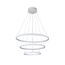 Kink Light 08223,01A(4000K) Подвес диммируемый Тор белый d80+60+40 h150 Led 110w (4000K)