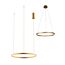 Kink Light 08213,33P(3000K) Подвес Тор матовое золото d60 h150 Led 36W (3000K) 2 типа крепления