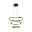 Kink Light 08223,33(3000K) Подвес Тор матовое золото d80+60+40 h200 Led 110W (3000K) диммируемый, с пультом ДУ