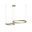 Kink Light 08219,33P(3000K) Подвес Тор матовое золото w90*60 (d40+60) h150 Led 60W (3000K)