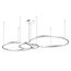 Kink Light 08223,01PA(4000K) Подвес диммируемый Тор белый w133.5*95(d80+60+40) h150 Led 110w (4000k) с пультом ДУ