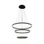 Kink Light 08223,19A(4000K) Подвес диммируемый Тор черный d80+60+40 h150 Led 110w (4000K)