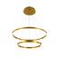 Kink Light 08219,36A(3000K) Подвес диммируемый Тор латунь d60+40 h150 Led 60W (3000K) с пультом ДУ