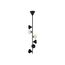 Kink Light 08480-6P,19 Светильник Эвелин черный d30 h165 E14 6*4W