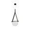 Kink Light 07687-30,19(21) Подвес Тэрро черный (плафон прозрачный) w37*5 h120 Led 8W (4000K)