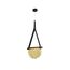 Kink Light 07687-30,19(03) Подвес Тэрро черный (плафон янтарь) w37*5 h120 Led 8W (4000K)