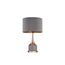 Kink Light 07705-T,16-20(16) Настольная лампа Хайли серый/бронза d38 h64 E27 1*40W