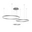 Kink Light 08223,12PA(4000K) Подвес диммируемый Тор матовый никель w133.5*95(d80+60+40) h150 Led 110w (4000k) с пультом ДУ
