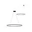 Kink Light 08218,19A(4000K) Подвес Тор черный d150 h150 Led 96W (4000K) диммируемый с пультом ДУ, 2 типа крепления