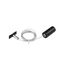 Donolux Suspension kit DLS CB Комплект подвесной для  шинопровода. L1500 мм, цвет черный, 2 шт.