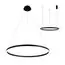 Kink Light 08228,19A(4000K) Подвес Тор черный d100 h150 Led 56W (4000K) 2 типа крепления, диммируемый, с пультом ДУ