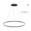 Kink Light 08214,12A(4000K) Подвес Тор матовый никель d80 h150 Led 45W (4000K) 2 типа крепления