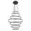 Kink Light 08537,19(4000K) Подвес Тор черный h300 d40+60+80+100+80+60+40 Led 284W (4000K) с пультом ДУ