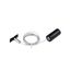 Donolux Suspension kit DLS CB Комплект подвесной для  шинопровода. L1500 мм, цвет черный, 2 шт., изображение 4