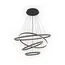 Kink Light 08204,19A(4000K) Подвес Тор черный d100+80+60+40 h160 Led 174W (4000K) диммируемый с пультом ДУ