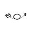 Donolux Suspension Clip Sling Подвесной комплект для токопроводящего ремня Sling System, H1200 мм, черный, изображение 6