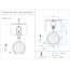 Kink Light 07709-T,01-20(01) Настольная лампа Элин белый/бронза d38 h62 E27 1*40W, изображение 2