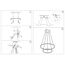 Kink Light 08219,19A(4000K) Подвес диммируемый Тор черный d60+40 h150 Led 60W (4000K) с пультом ДУ, изображение 4