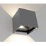 Kink Light 08585,16(3000K) Светильник Куб темно-серый w10*10 h10 Led 6W (3000K) IP65
