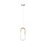 Kink Light 08271,33(4000K) Подвес Канто золото d14 h200 (высота корпуса светильника h34) Led 12W (4000K)
