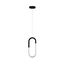 Kink Light 08271,19(3000K) Подвес Канто черный d14 h200 (высота корпуса светильника h34) Led 12W (3000K)