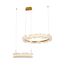 Kink Light 08245,36PA(4000K) Подвес диммируемый Лаура латунь d40+60 h150 Led 60W (4000K) с пультом ДУ