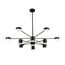 Kink Light 07649-13D,19 Люстра диммируемая Мекли черный d80 h67 Led 7*12W+6*16W (4000K) с пультом ДУ