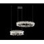 Kink Light 08245,12PA Подвес диммируемый Лаура матовый никель w90*60 (d40+60) h150 Led 60W (4000K) с пультом ДУ