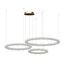 Kink Light 07875-80+60+40P,36(3000K) Подвес Лиам латунь d40+60+80 h120 Led 113W (3000K)