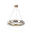 Kink Light 08001-70,33 Подвес диммируемый Риколь золото d70 h100 Led 160W (3000-6000K) с пультом ДУ
