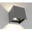 Kink Light 08585,16(4000K) Светильник Куб темно-серый w10*10 h10 Led 6W (4000K) IP65