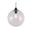 Kink Light 07562-35,21 Подвес Меркурий прозрачный ( с черными креплениями и проводом) d35 h200 E27 1*40W