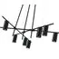 Kink Light 07621-9,19 Люстра Рия черный w125*125 h60 Gu10 9*10W, изображение 3
